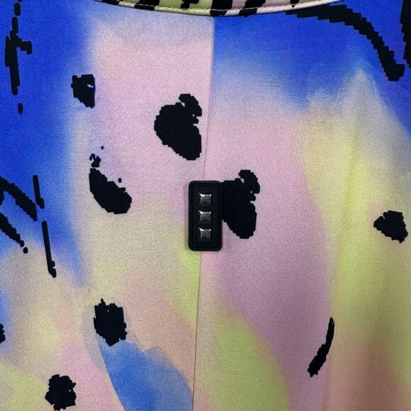 Jamie Sadock Golf Dress XL Sleeveless Pink Blue Abstract Colorful Luna Bright - Picture 8 of 12